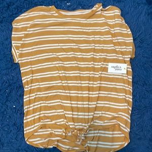 Rumi+Ryder yellow tie shirt